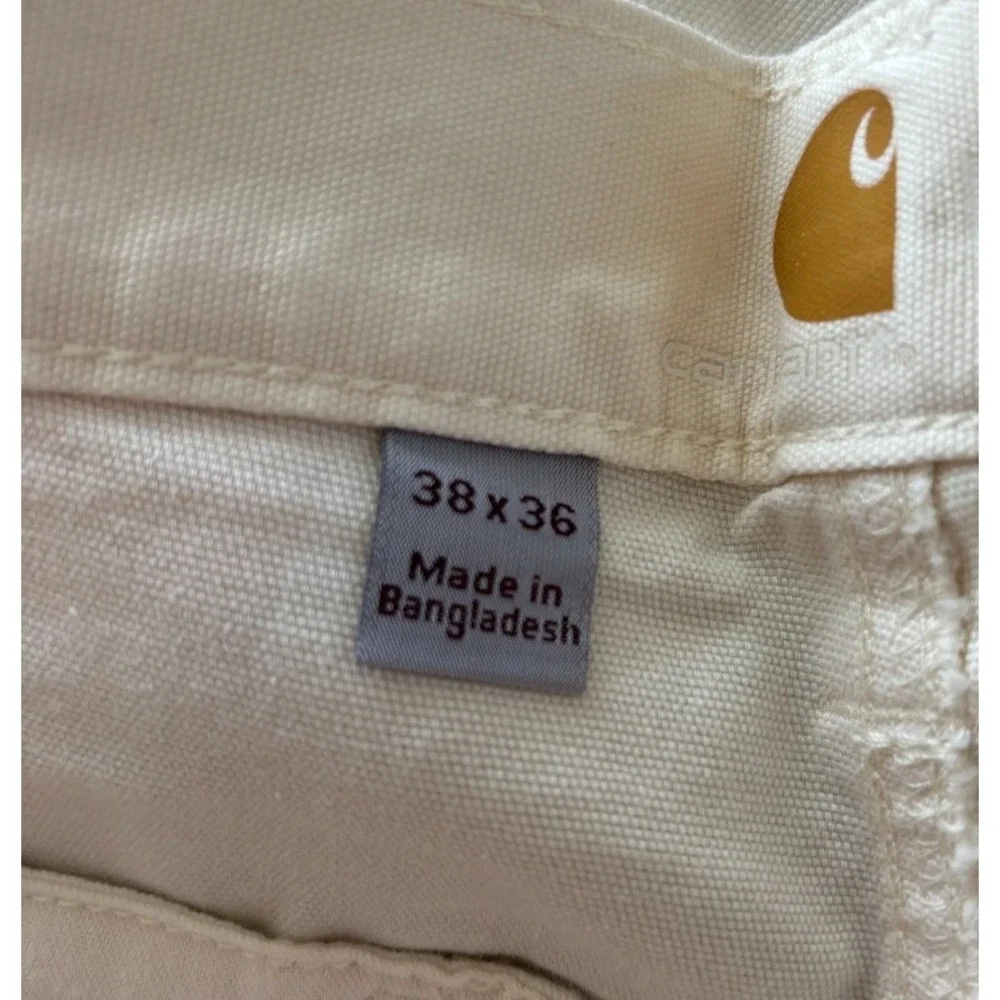 Carhartt Jeans 38x36 Relaxed Fit Rugged Flex Rigby Double Front Utility Work
